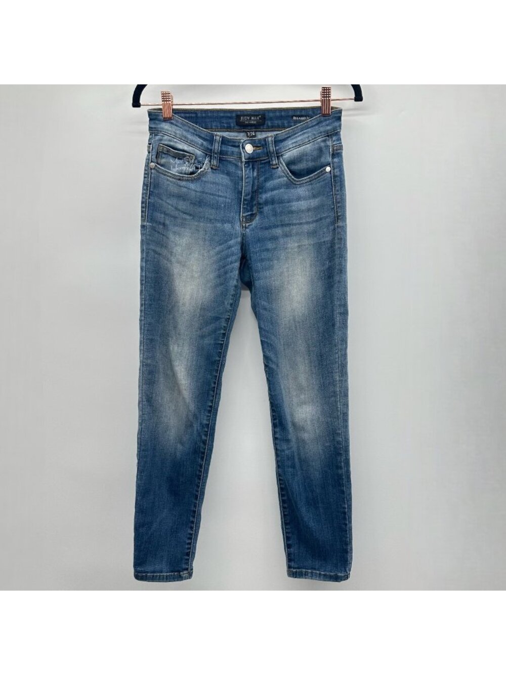 Judy Blue Relaxed Fit Girlfriend Ankle Jeans Size 26